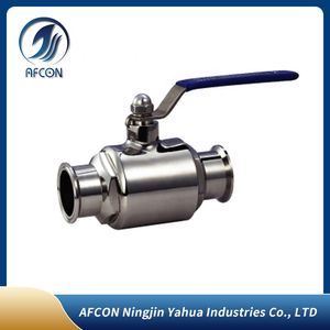 3 Piece Sanitary Stainless Steel 304/316L Clamp/Welded Full Bore Ball Valve