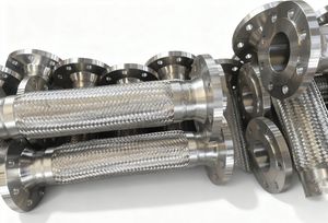 PTFE-Lined Metal Hose Corrosion-Proof Chemical Pipe Connection