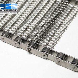 Food Grade Stainless Steel Spiral Wire Mesh Chain Conveyor Belt for Cooling Tower Machine