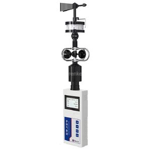 Wind Temerature Humidity Air Pressure Monitoring Handheld Wireless Weather Station with Sensor
