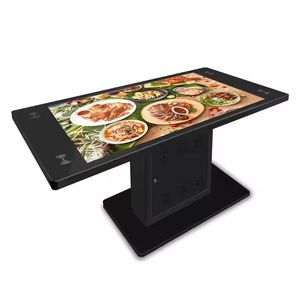 32, 43, 55, 65 Inch Restaurant Interactive Multi Touch Screen Smart Table Coffee Conference Table Smart Table LCD Touch Screen