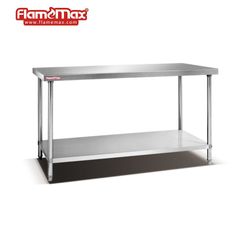 SUS 201 2-Deck Stainless Steel Working Table