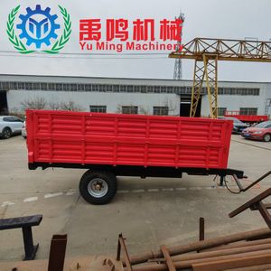 Large Volume High-Top Container 8-Ton Trailer Towable Single-Axle Large Trailer Box.
