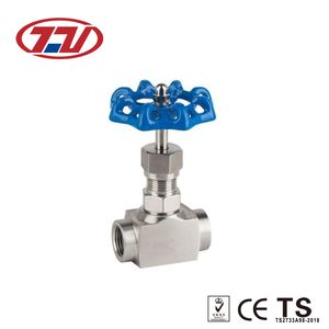 Stainless Steel Industrial High Efficiency Straight Flow Control Needle Valve for Instrument