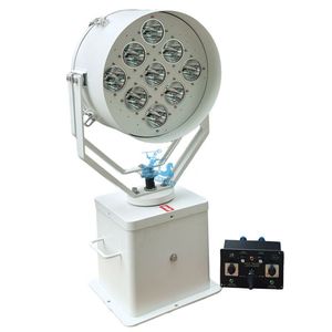 Anti-Corrosion 100-277V 12-24V 4000K, 2deg, 2km-6km Lighting, Waterproof IP67 IP68 IP69K LED Searchlight Marine Boat Vessel Skybeam 150W Equivalent Xenon 1000W