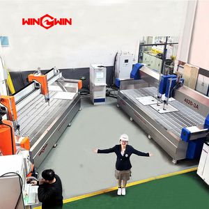 Dual Head OEM Waterjet Cutting Machine 3D High Pressure 90, 000psi CNC Cutting Machine