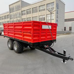 Heavy-Duty Customizable Hydraulic Tractor Trailer Farm Dump Trailer Tractor Trailer for Farm Work Traction