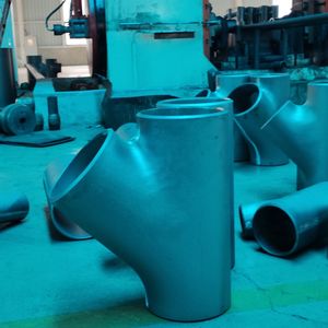 Butt Welded Pipe Fittings Carbon/Stainless Steel 304 316 Cross Y Type Tee