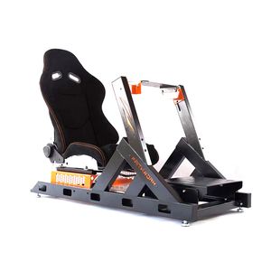 Portable Folding Racing Cockpit Driving Simulator with Seat