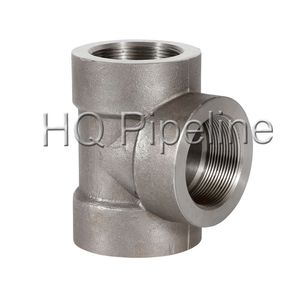 High Pressure ASME B 16.11 Stainless Steel Carbon Steel ASTM A182 SA/A105 Socket Weld Forged Tee