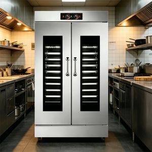 Stainless Steel Commercial Dough Proofer with Humidity Control System