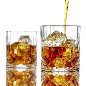 Home Bar Glass Glassware Barware Liquor Wine Whiskey Decanter with Drinking Glasses