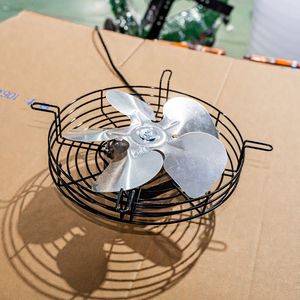 Ndustrial 200mm Aluminum Fan Blade with 6 Wings for Efficient Ventilation and Cooling in Factory Equipment