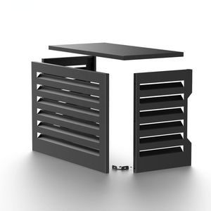 Custom Outdoor Air Outlet Air Conditioner Cover Square Aluminum Louver Vent Cover