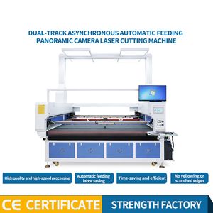 High Precision CO2 Laser Cutting Machine Ideal for Textile Intricate Patterns Cutting 6090 1814 1820 1825 1830