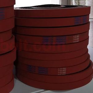 T10 Timing Belt with Red Rubber for Packing Machinery Chinese Supplier