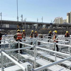 Lianggong Formwork Easily Assembled Galvanized Ring-Lock Scaffolding for Slab Shoring Concrete Construction