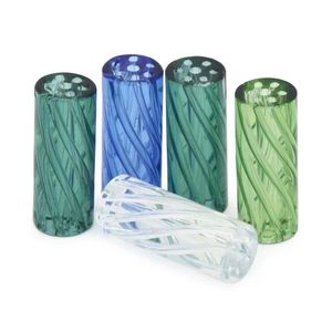 Borosilicate Heat Resistant Pyrex Colored Glass Spiral Cigarette Holder