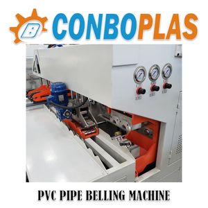 Full Automatic PVC Pipe Socketing Belling Machine with Two Double Heating Position