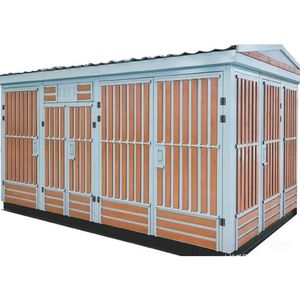 Box Type Outdoor Mobile Prefabricated Compact Power Transformer Electrical Substation