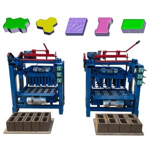 Brick Making Machinery Semi Automatic Automatic Egg Laying Brick and Block Making Moulding Machine Concret Block Machine