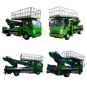 1suzu 22m Large Platform Aerial Work Vehicle Truck Mounted Aerial Working Platform Hydraulic Telescopic Boom Lifting Bucket Truck