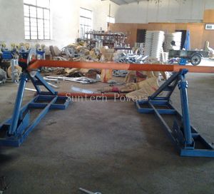 Integrated Reel Stand for Hydraulic Rope Applications