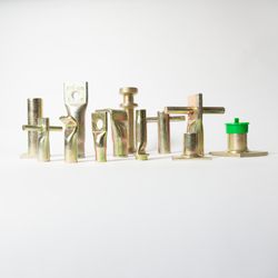 High Quality Precast Concrete Threaded Fixing Socket, Carbon Steel Zinc Plated Lifting Insert with Cross Hole Flat End