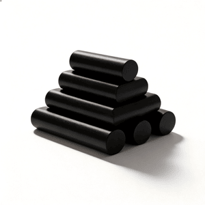 Anti-Static UHMW-PE Rods, ESD Polyethylene Rods for PCB Industry Rollers