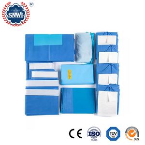 Disposable Sterile Dental/Obstetric Delivery/C-Section/Laparotomy/Angiography/Eye Universal Surgical Pack Drape for Hospital Use