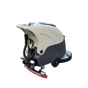 High Quality Industrial Grade Cleaning Equipment Factory Electric Passenger Sweeper Easy to Operate Riding Robot Floor Scrubb with 105ah Battery and 550W Brush
