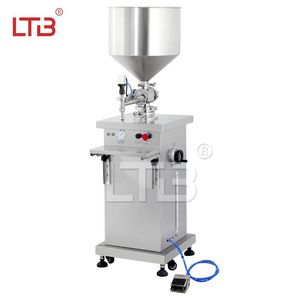 Hot Sale Semi-Auto Daily Chemical Bottling Equipment Liquid Detergent Body Lotion Pneumatic Filler Heating Bottles Filling Packing Machine