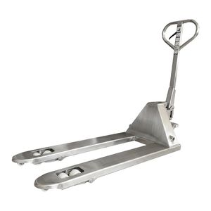 Hydraulic 2500kg Stainless Steel Manual Pallet Truck with Nylon Wheels