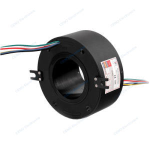 Through Hole Slip Ring with Hollow Shaft Electrical Power Rotary Joint