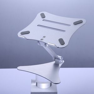 Practical Foldable Metal Laptop Stand with Silicone Pad for Daily Computer Support Stand