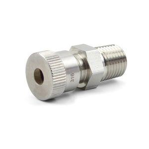 Hikelok Stainless Steel 1/4 Vacuum Fitting Vacuum Male Elbow Tube Union Connector