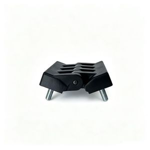 Universal Reinforced Nylon Industrial Hinge with Fixed Threaded Stud