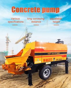 Durable Professional Concrete Pump with High Pressure for Foundation Applications
