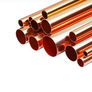 ASTM C10200 C10100 C11000 C10500 Hot Rolling Seamless/Welded Pure Round Copper Tube/Pipe for Air Conditioner