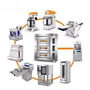 Commercial Baking Oven Restaurant Equipment Kitchen Machine Full Set Baking Bakery Equipment