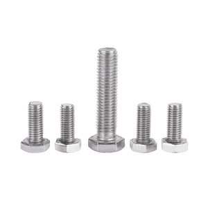Premium SS304 A2-70 DIN933 Hexagon Head Bolts for Industrial Use