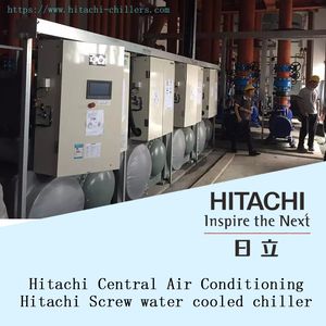 Hitachi Industrial-Grade Water Cooled Screw Chillers Rcuf 310wzy with High-Precision Variable Frequency Control