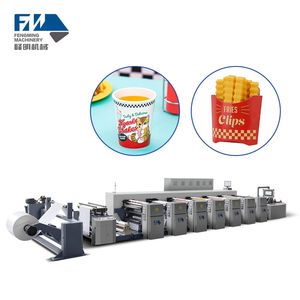 Paper Bag Cup Flexography Printing Machine Flexographic Printer Machinery