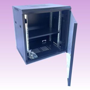 Versatile 19" 12u Wall-Mount Data Cabinet for Server Storage