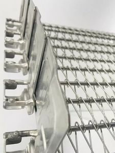 Food Grade Stainless Steel Grid Link spiral Wire Mesh Conveyor Belt for Cooling spiral Tower