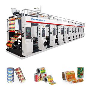 High-Speed Automatic Rotogravure Printing Machine Press for Flexible Packaging
