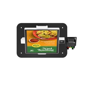 Space-Saving Wall Mount Self Service Kiosk Interactive Food Ordering Terminal for Cafe Hsk-SA15