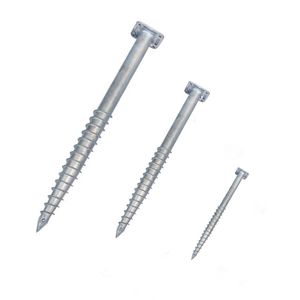 Hot Galvanized Steel Ground Screw Piles for Solar Mounting System Earth Ground Screw Anchor