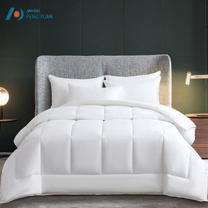 All-Season Queen Size 100% Polyester Soft Quilted Reversible Duvet Insert Quilt with Corner Tabs Warm Fluffy Hotel Use Comforter