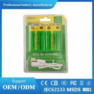Advanced Rechargeable Lithium Battery for High Efficiency USB Type-C Cells